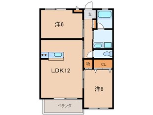 ゼルコバマンションの物件間取画像